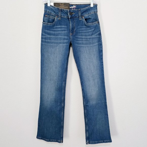 NWT Wrangler Retro Mae Bootcut Jeans Blue Size 26 Junior Y2K - Picture 1 of 6
